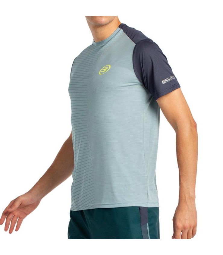 T-shirt Bullpadel Llico Bleu Vert 2