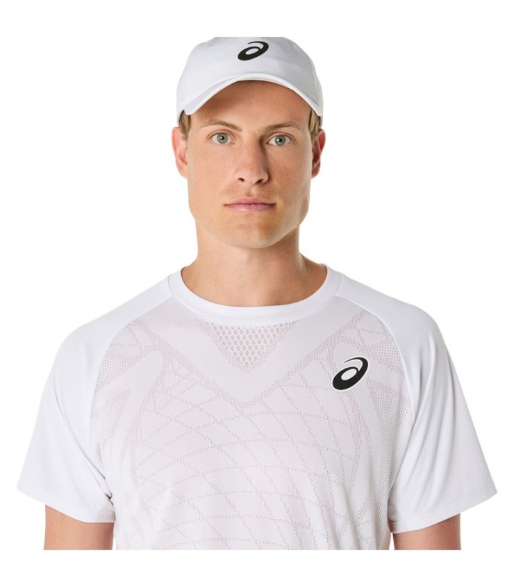 T-shirt Asics Match Blanc 3