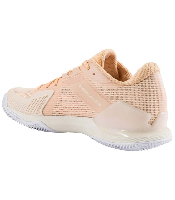 HEAD SPRINT PRO 4.0 SHOES WOMAN EARTH BEAKED PEACH / WHITE 2