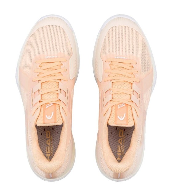 HEAD SPRINT PRO 4.0 SHOES WOMAN EARTH BEMLED PEACH / WHITE 4