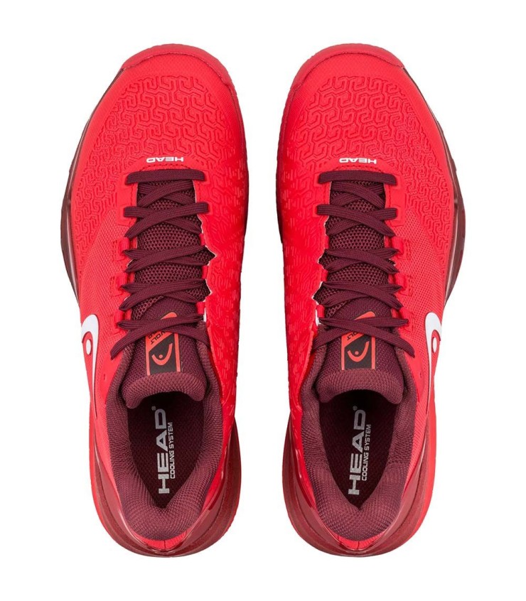 Zapatillas Head Revolt Pro 5.0 Tierra batida Rojo 4