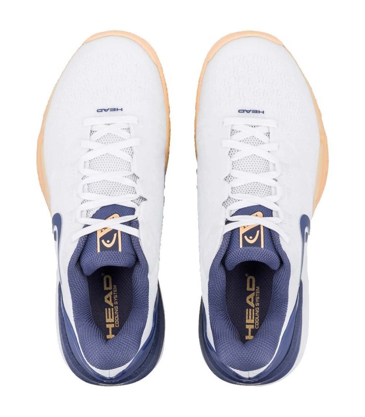 Head Revolt Pro 5.0 shoes White / Navy Blue 4