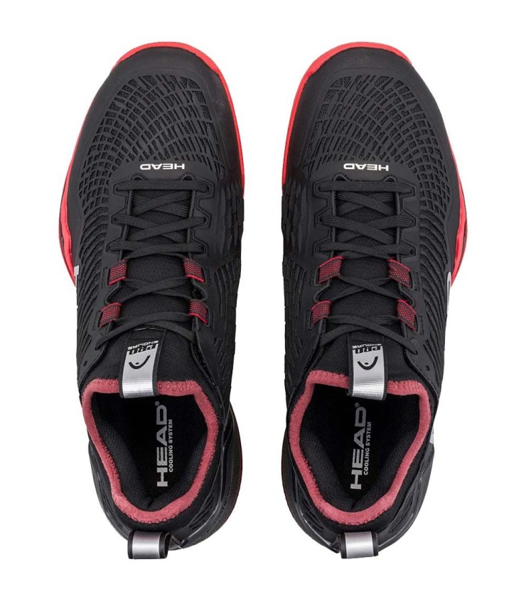 Zapatillas Head Endure Pro Tierra batida Negro / Rojo 3