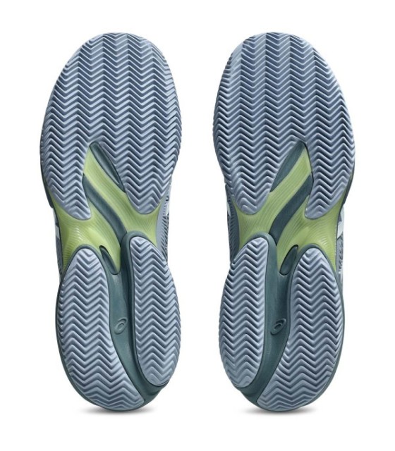 Ténis Asics Gel Court FF 3 Cinza Lavalhado Terra - Verde 4