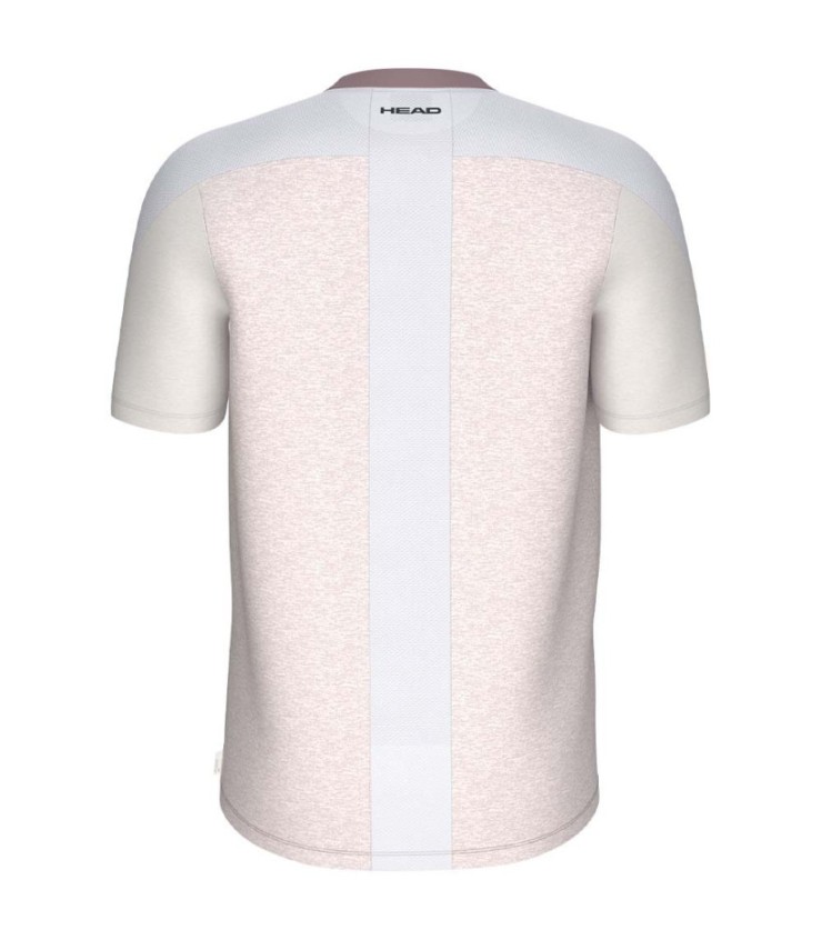 T-shirt Head Play Tech 26 Rose Chiné 2