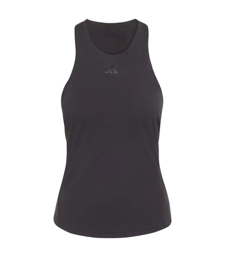 T-shirt sem mangas de tênis adidas e preto Melbourne 1