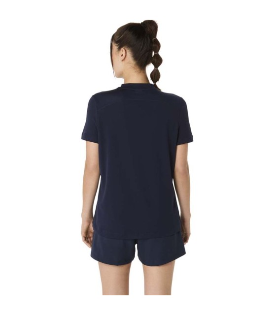 T-shirt Asics Court Manica Corta Blu Navy Donna 2