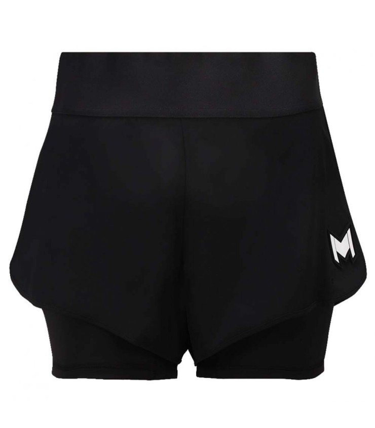 Mouratoglou Match Shorts Black Femme 1