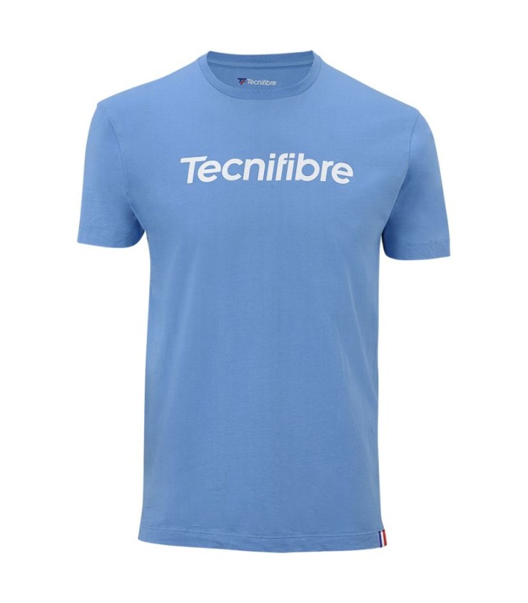 T-shirt Tecnifibre Team Cotton Bleu Azur 1