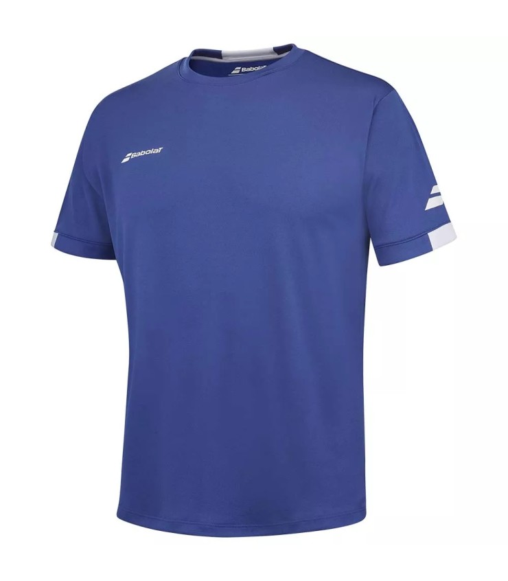 Camiseta Babolat Play de gola redonda azul-marinho | Ipontennis