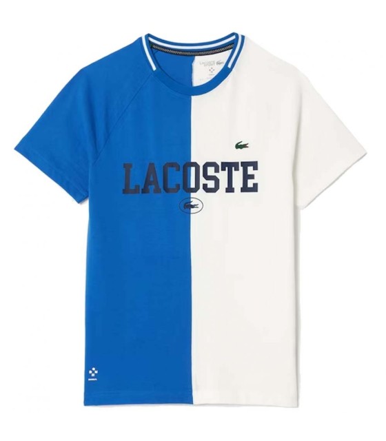 T-Shirt Lacoste Sport x Daniil Medvedev Bleu / Blanc 1