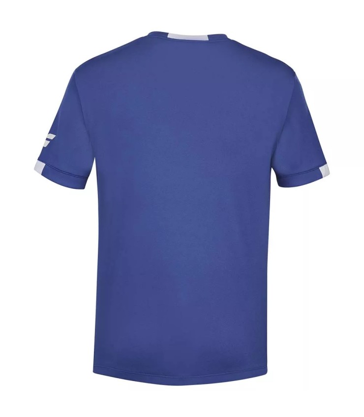 Camiseta Babolat Play de gola redonda azul-marinho | Ipontennis
