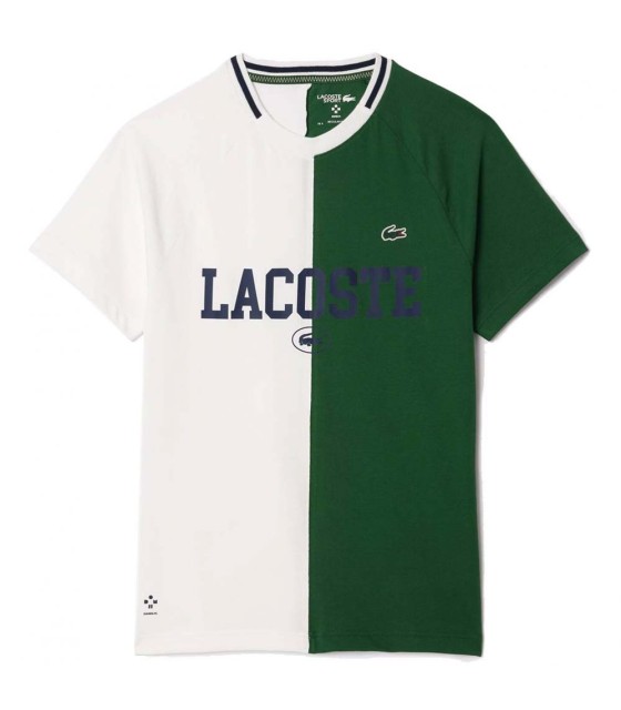 Shirt Lacoste Sport X Daniil Medvedew Blanc / Vert 1