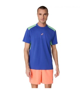 T-Shirt ASICS Padel Court SS Bleu / Vert 1