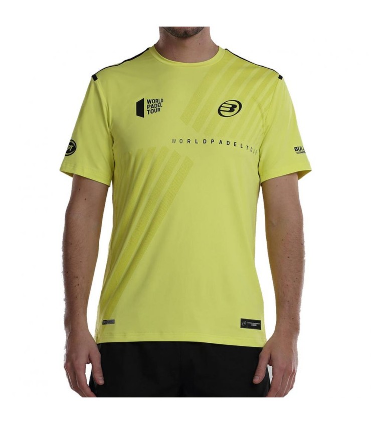T-Shirt Bullpadel Achievement Jaune 1