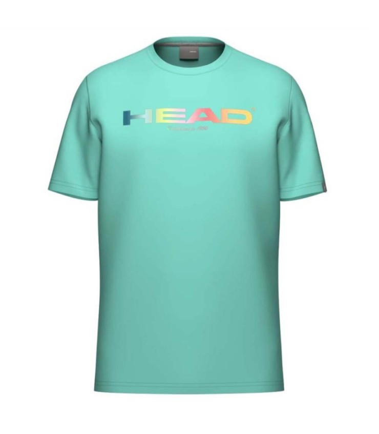 Camiseta Cabeça de arco-íris Turquesa 1