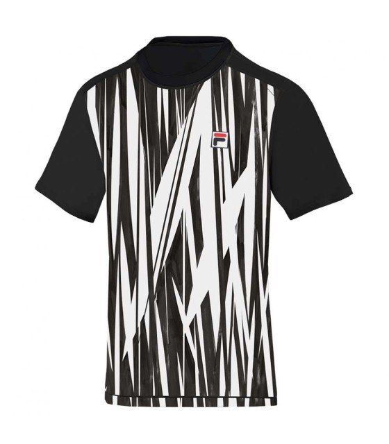 T-Shirt Fila Paris Theo Noir / Blanc 1