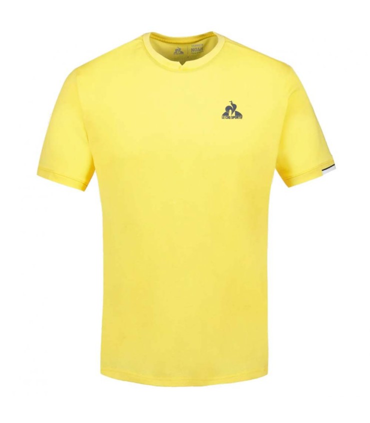 T-shirt Le Coq Sportif Terre Battue 83 Jaune 1
