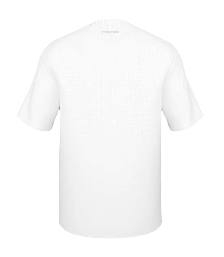 T-shirt Performance de la tête Jaune / Blanc 2