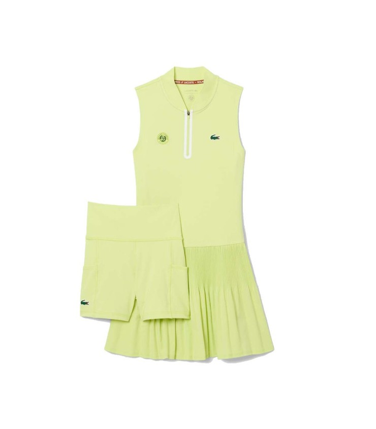 Vestido Lacoste Tenis Roland Garros Verde 3