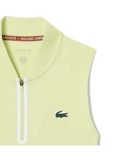 Polo Lacoste Roland Garros Woman senza maniche verde 2