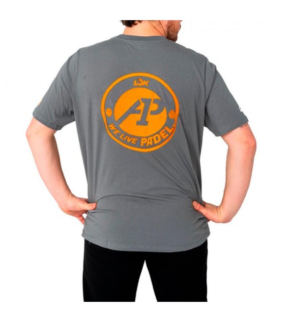 T-Shirt Lok A1 Padel Glacier Grigio 2