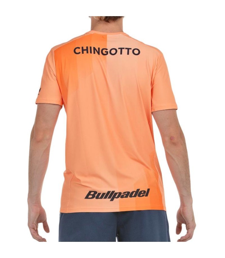 Camiseta Bullpadel Chingotto 25V Papaya 2