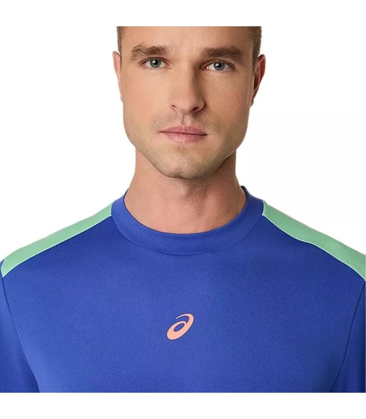 Asics Padel Court T-Shirt Blau Grün