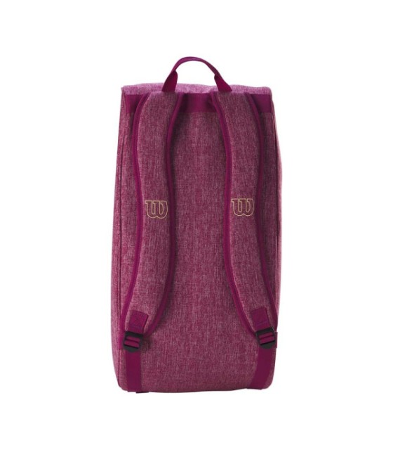 Paletero Wilson Team Padel Rojo Heather 3