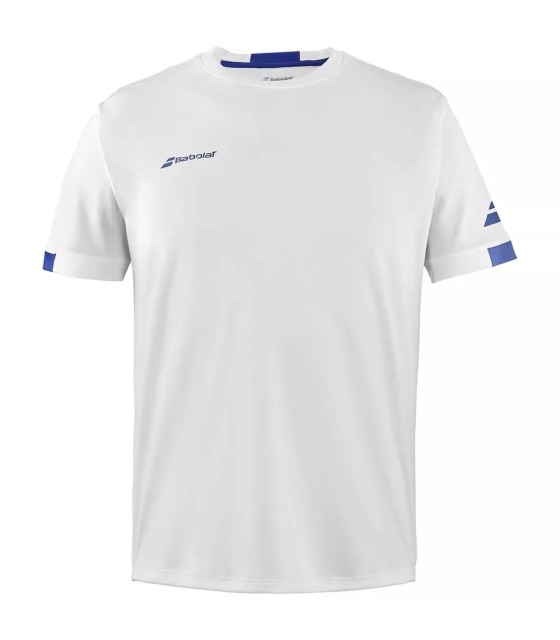 Camiseta Branca de Gola Redonda Babolat Play | Ipontennis