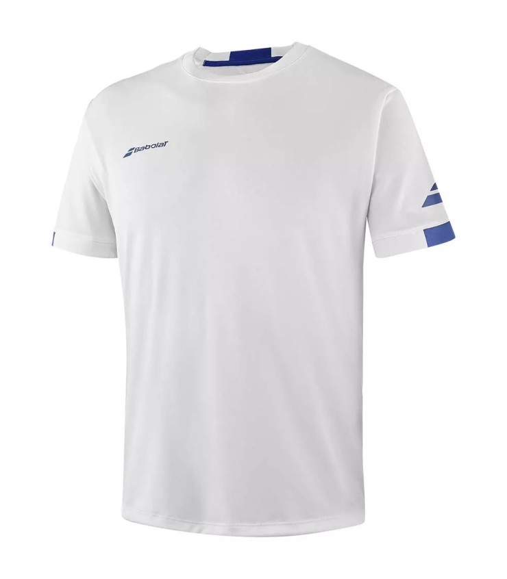 Camiseta Branca de Gola Redonda Babolat Play | Ipontennis