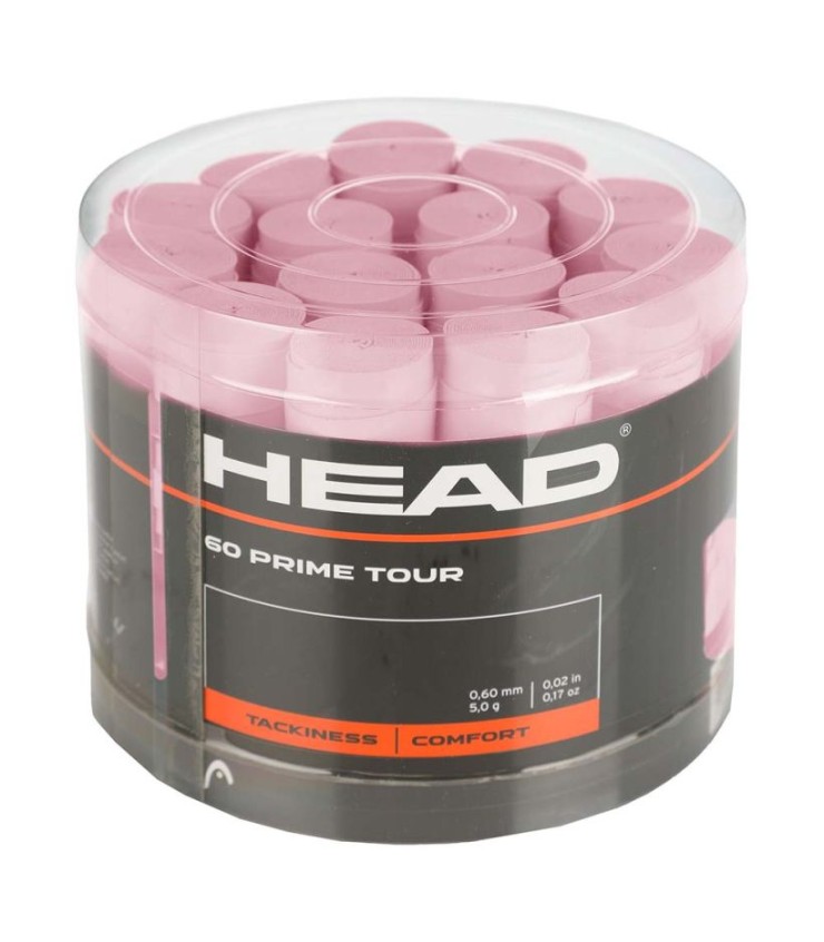60 OverGrips Head Prime Pink Tour 1
