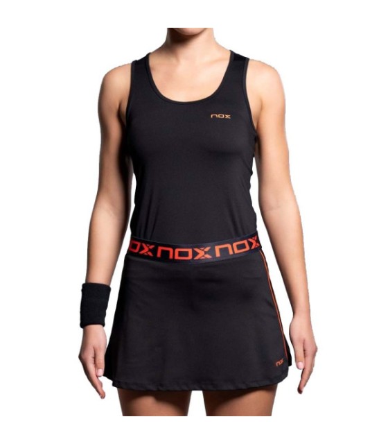 Nox equipe sem mangas t-shirt negra mulher 3