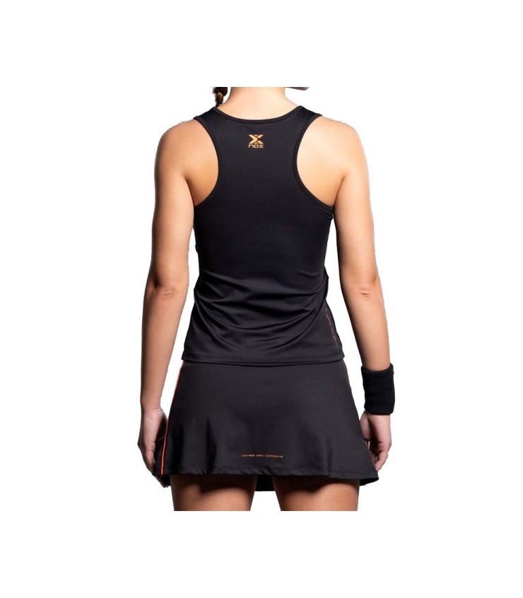 NOX Equipe sem mangas t-shirt negra mulher 4
