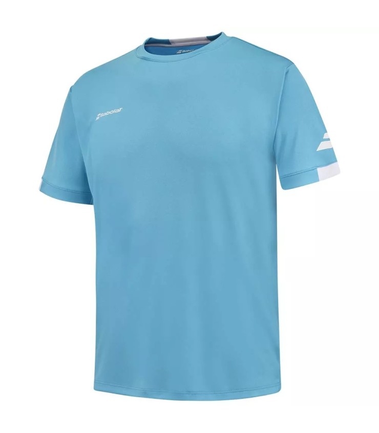 Babolat Play T-Shirt mit Rundhalsausschnitt in Cyanblau | Ipontennis