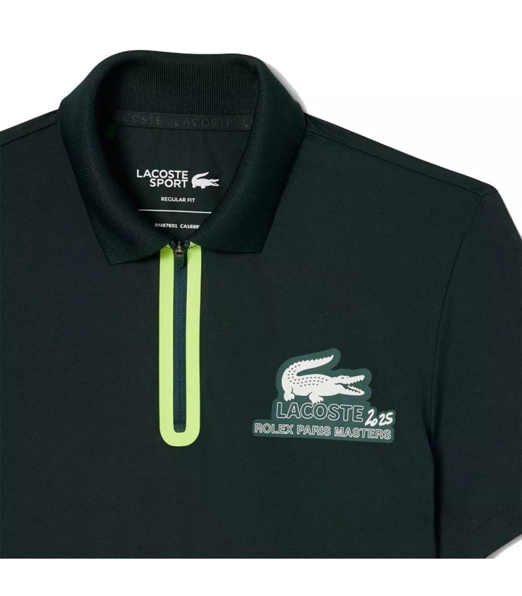 Polo Lacoste Verde do Rolex Paris Masters