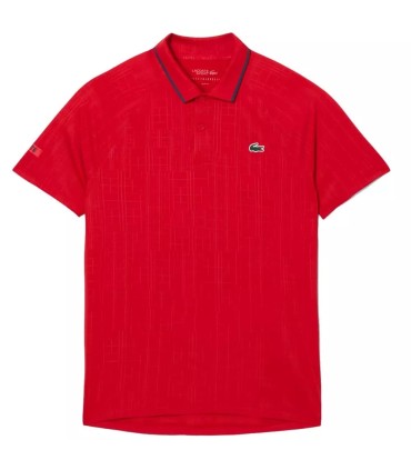 Lacoste Novak Djokovic Tennis Polo in Court Red