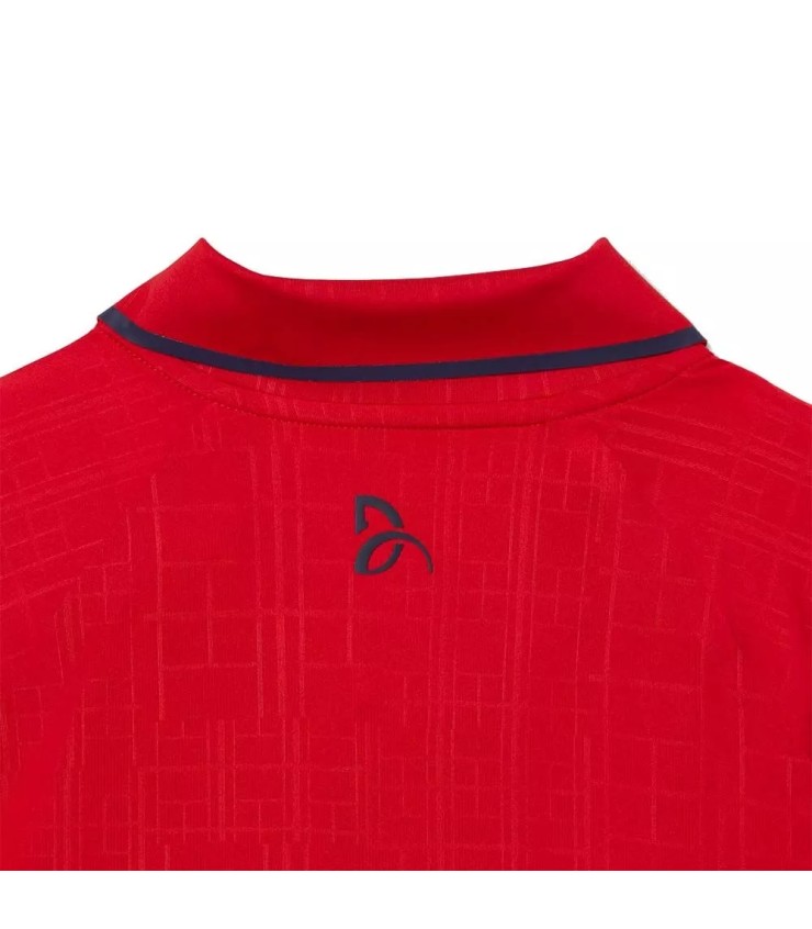 Polo de Tennis Lacoste Novak Djokovic en Court Rouge