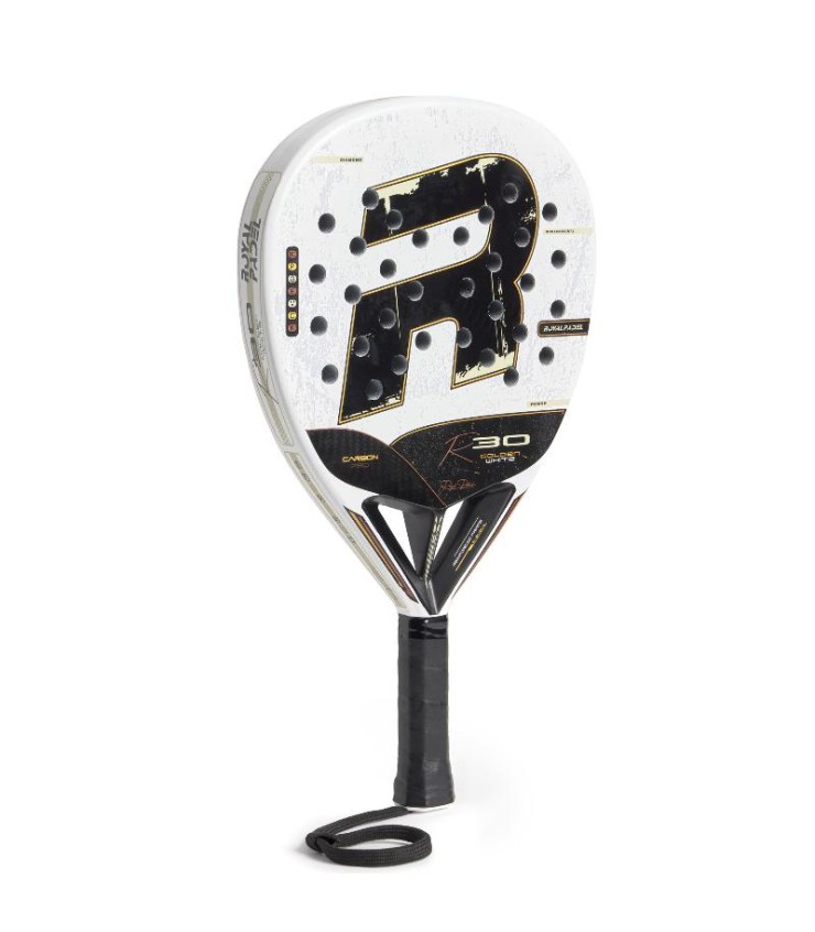 Pala Royal Padel R30 Blanco Dorado 2026 2