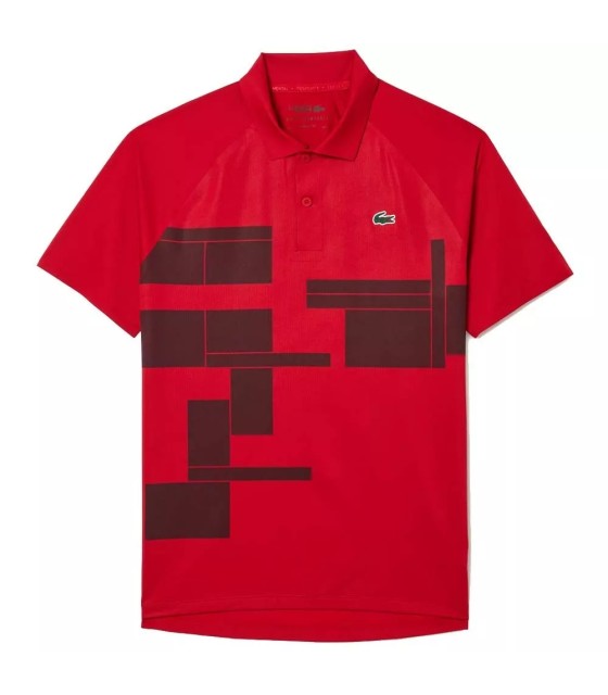 POLO LACOSTE TÊNIS NOVAK DJOKOVIC VERMELHO | Ipontennis