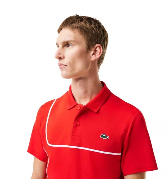 Lacoste rotes Tennis-Poloshirt | Ipontennis