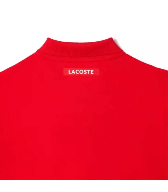 Lacoste polo rouge de tennis | Ipontennis