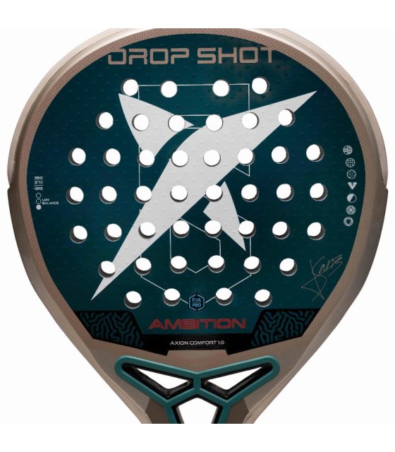 Raquete de padel Drop Shot Jon Sanz Axion Comfort 1.0 2026 4