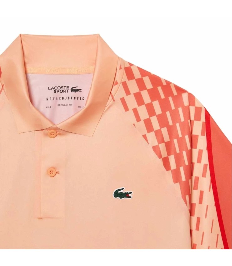 Polo Lacoste Tenis x Novak Djokovic Roland Garros Naranja 2