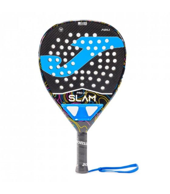 Raquete de padel Joma Slam Pro 2.0 preto turquesa 1