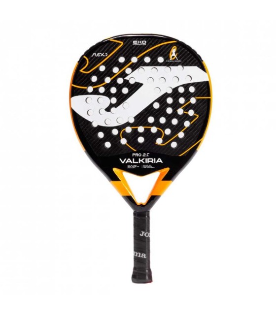 Raquete de padel Joma Carolina Navarro Valkiria Pro 2.0 Laranja Preta 1