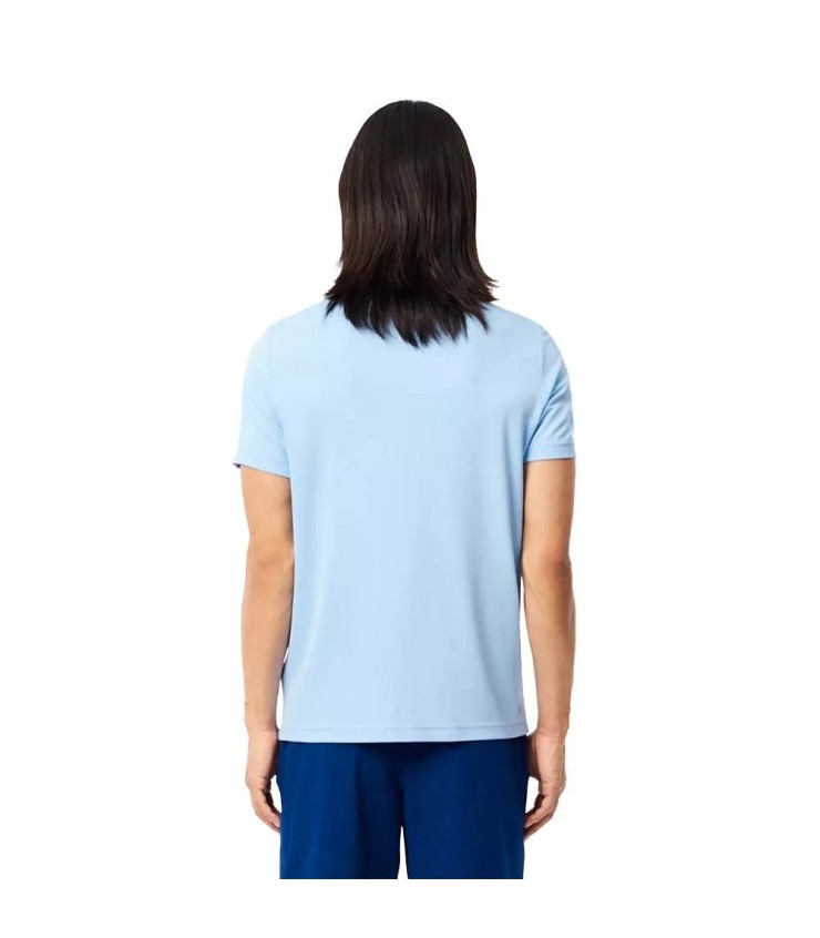 Hellblaues Tennis-Fan-Poloshirt von Lacoste Novak Djokovic | Ipontennis