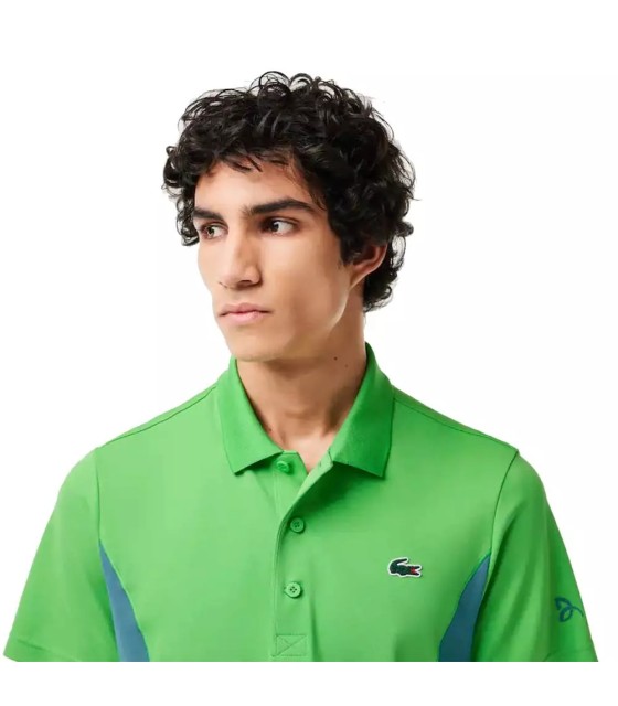 Lacoste Polo da Tennis Novak Djokovic Verde | Ipontennis