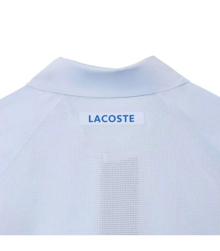 Lacoste Tênis Melbourne Novak Djokovic Polo azul claro | Ipontennis