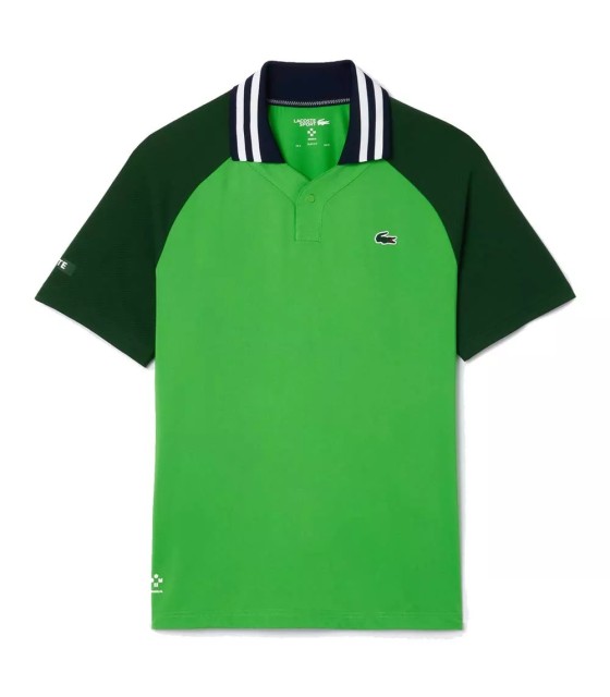 Polo verde de tenis Melbourne de Lacoste Daniil Medvedev 1
